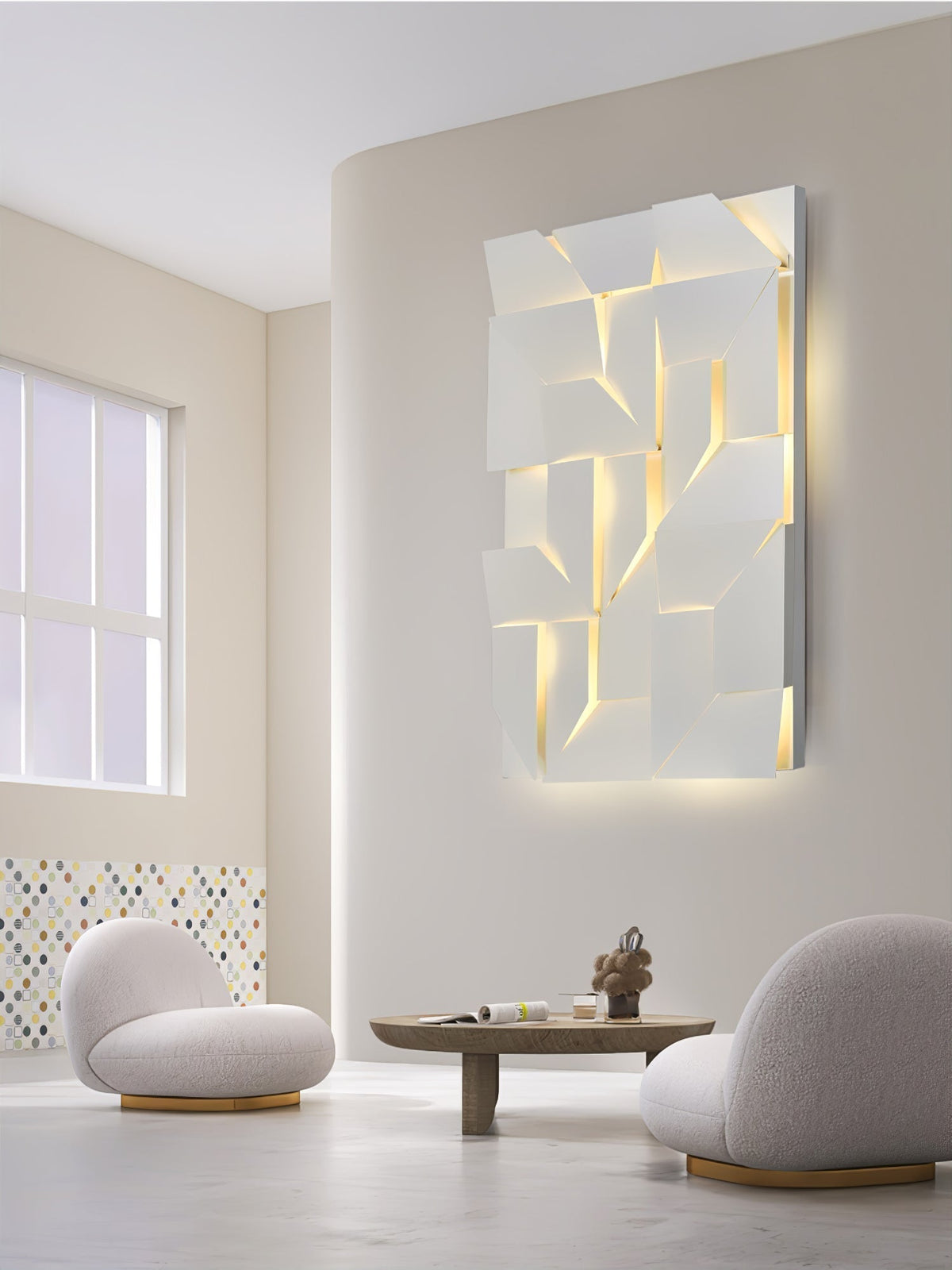 Deloza Shadows Rechargeable Grand Sconce Wall lamp