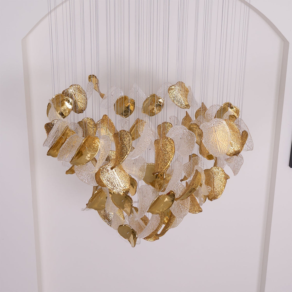 Darien Iridescent Leaf Pendant Light