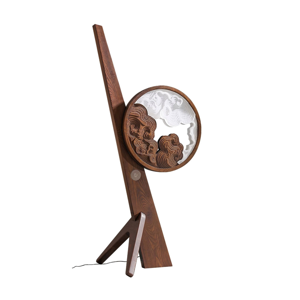 Cunoreth Rustic Wood Table Lamp