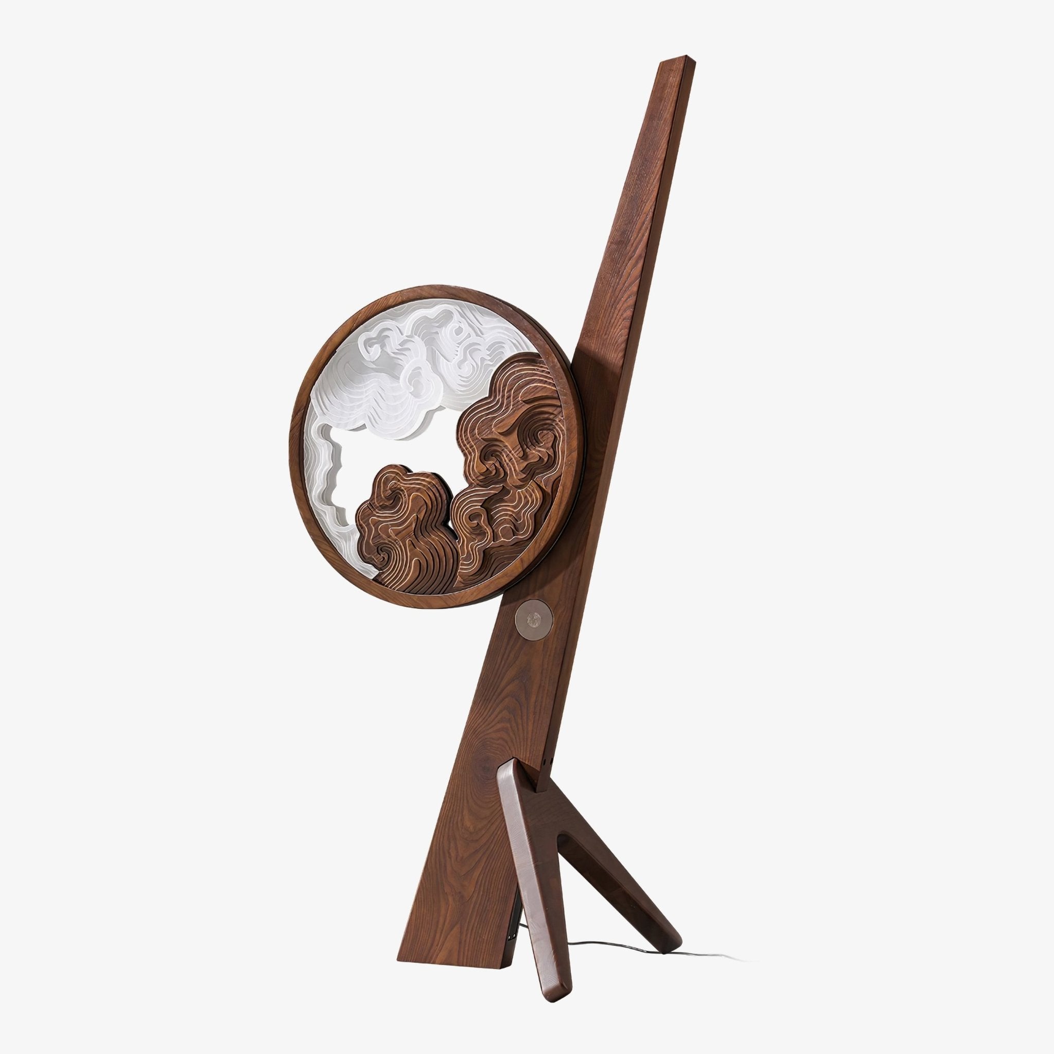 Cunoreth Rustic Wood Table Lamp