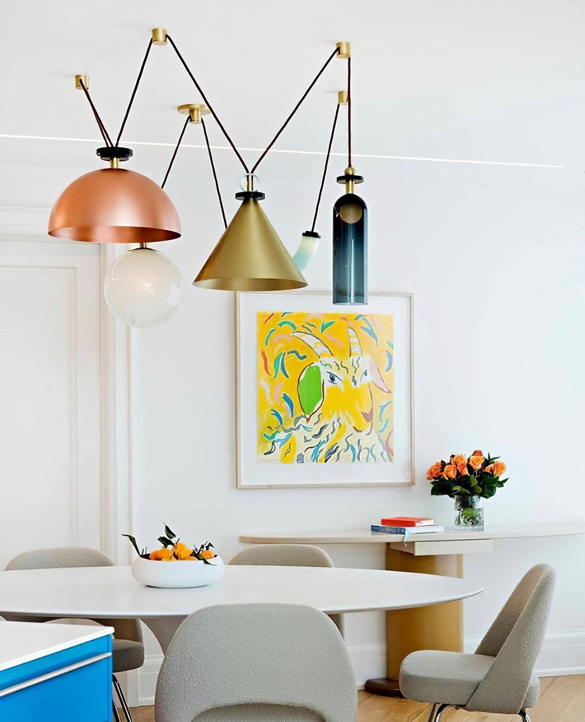 Cirorira Chandelier Geometric Shape Art