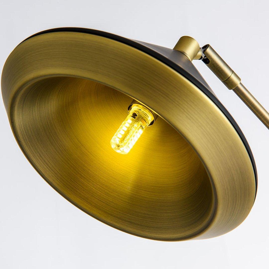 Mylirir Art Deco Brass Floor Lamp