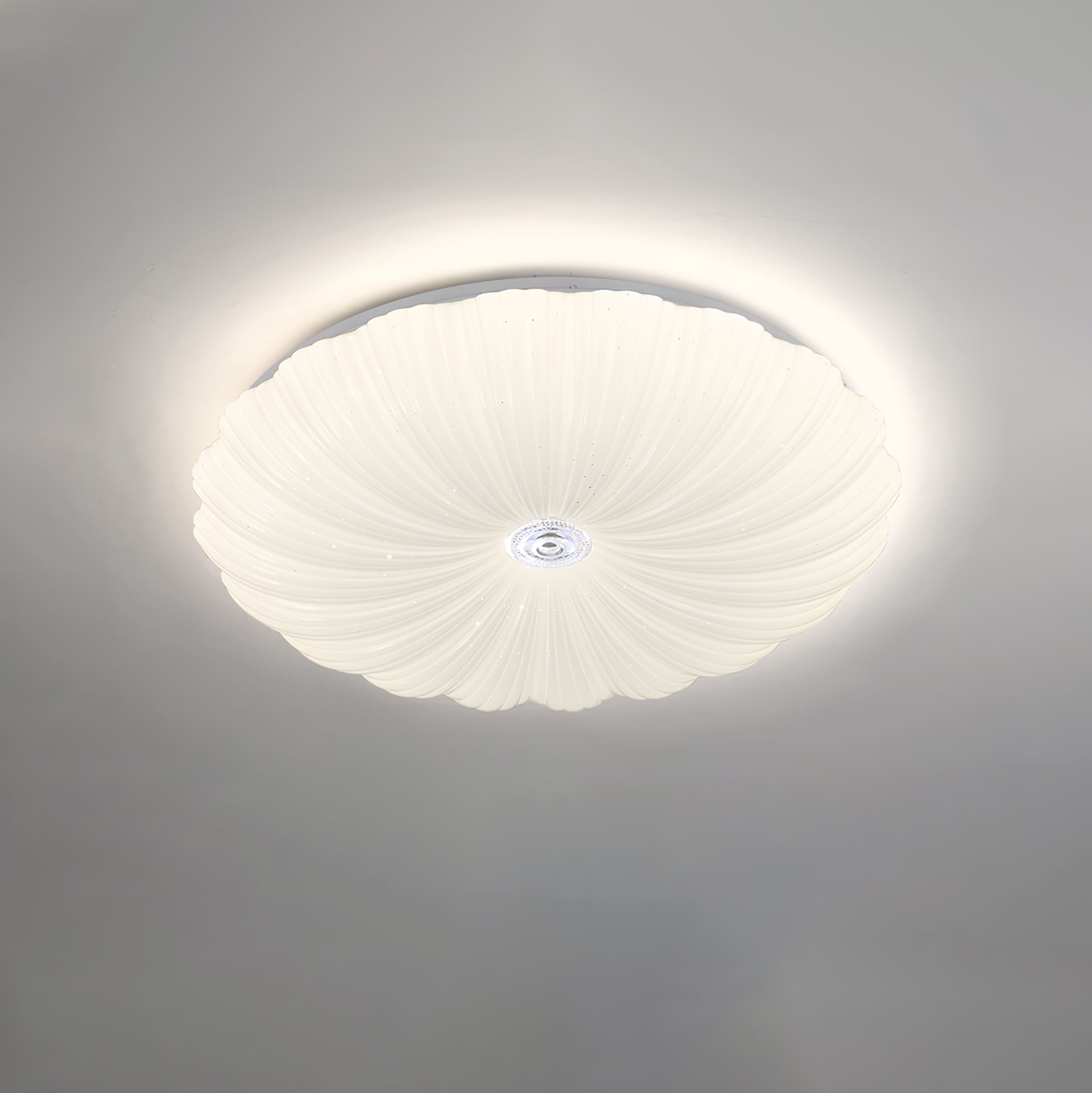 Coloria Nordic Art Shell Round Ceiling Lamp - Neutral Decor
