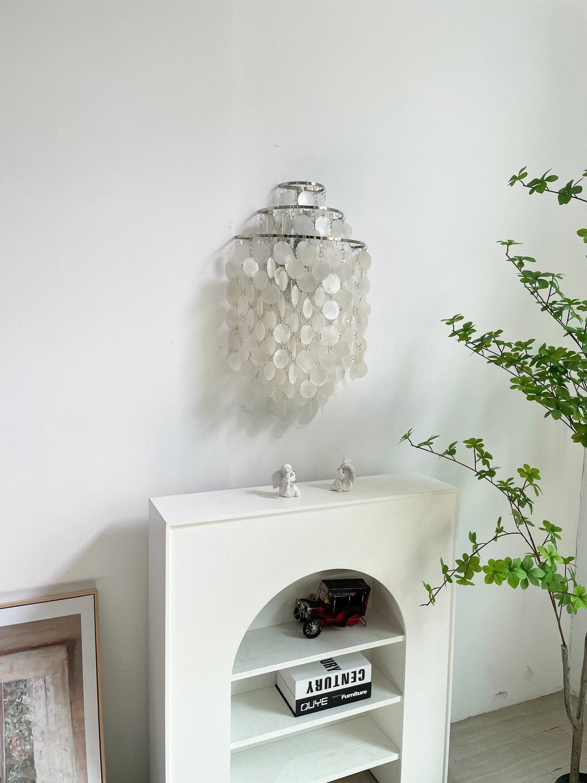 Shell Postmodern Luxury Cascading Wall Light