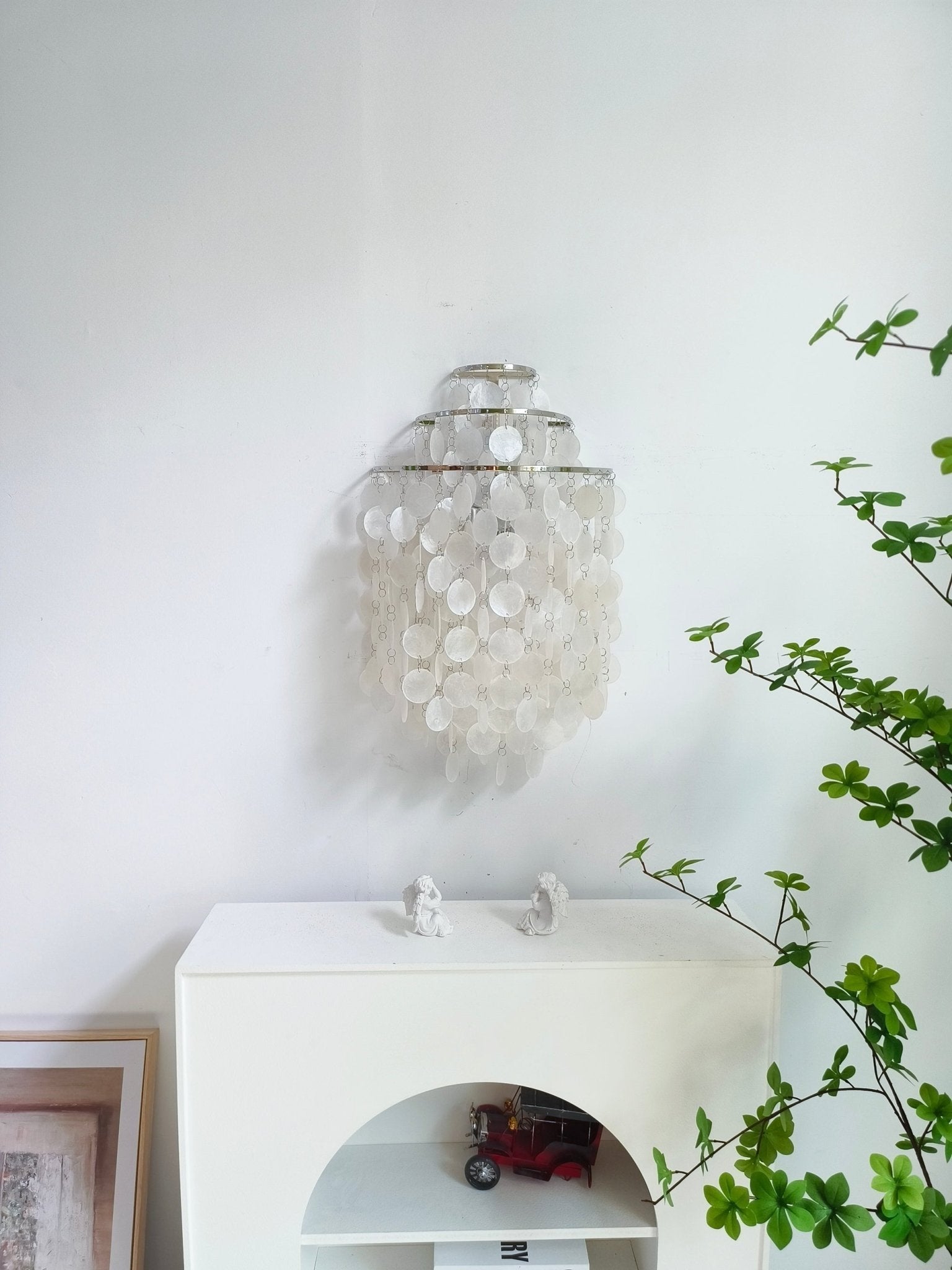 Shell Postmodern Luxury Cascading Wall Light