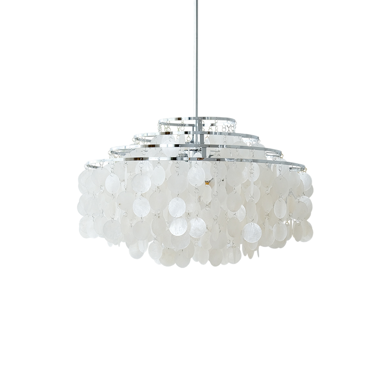 Rivena Pendant Lamp Round Shell Ring