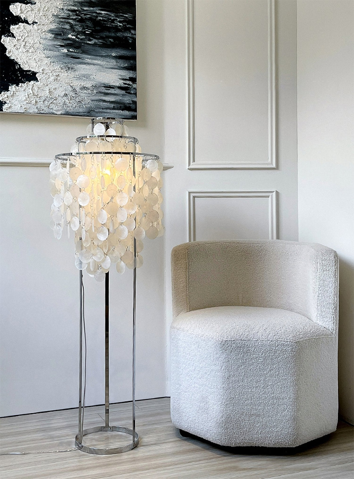 Wern Glam Glass Floor Lamp