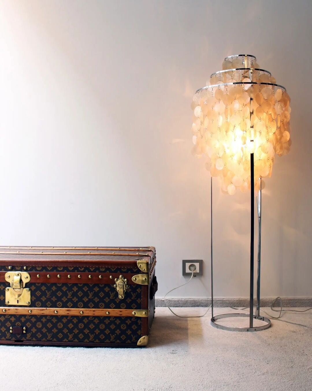 Wern Glam Glass Floor Lamp