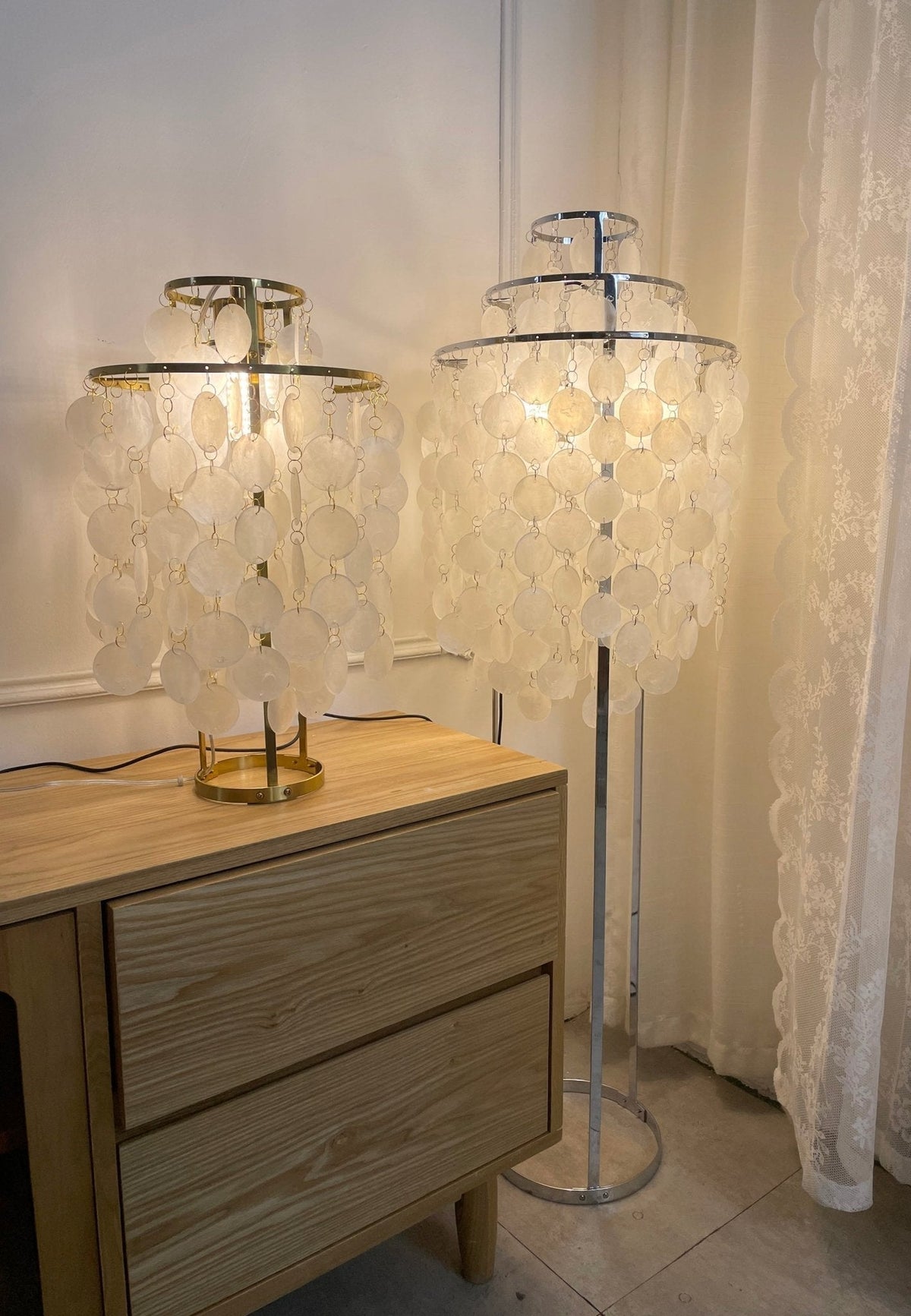Wern Glam Glass Floor Lamp