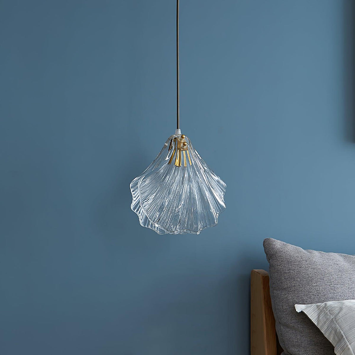 Veda Pendant Lamp Glass Shell Artistic Elegant