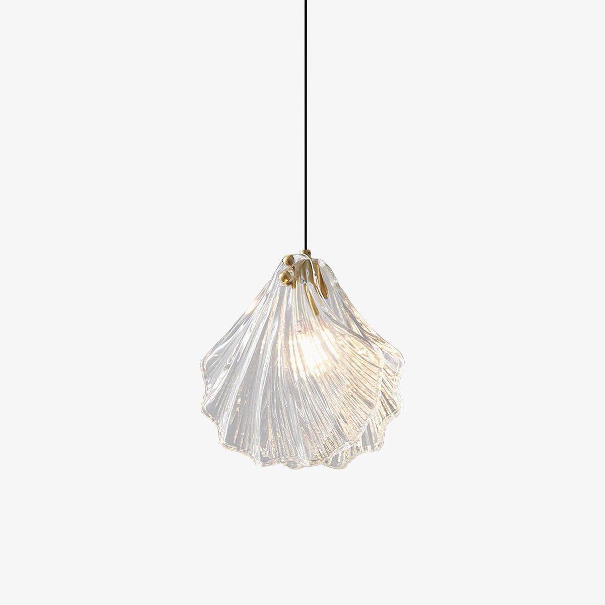 Covene Nordic Art Shell Mini Swag Glass Pendant Light