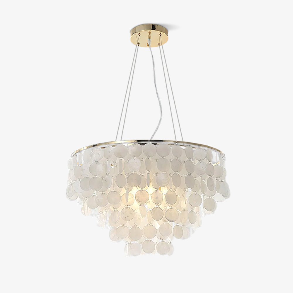Esileth Postmodern Luxury Shell Wind Chime Chandelier