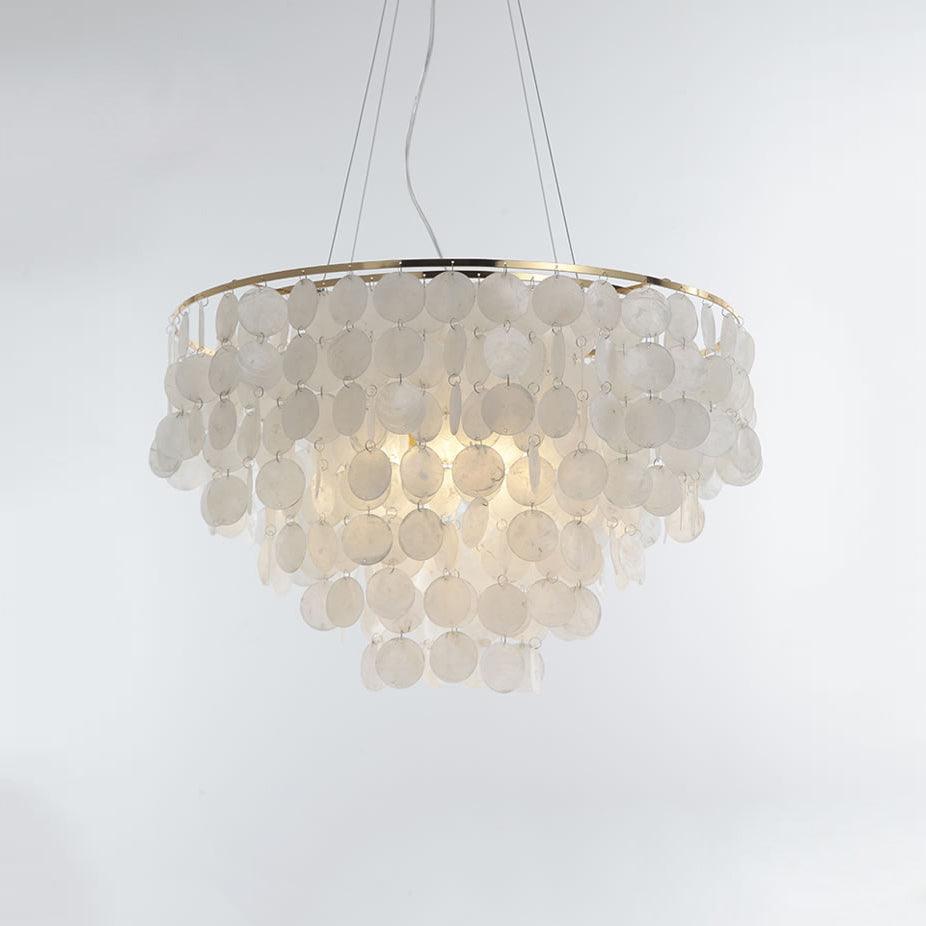 Esileth Postmodern Luxury Shell Wind Chime Chandelier