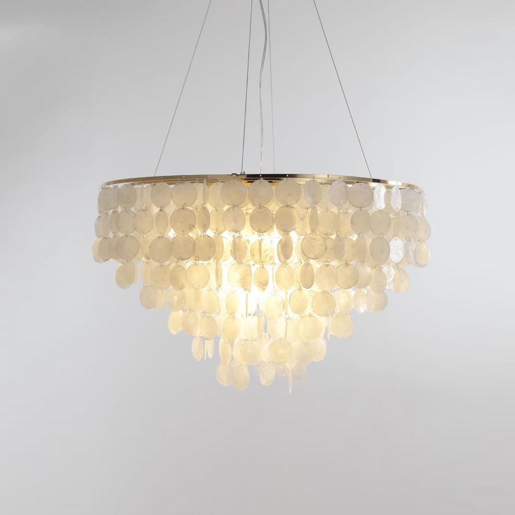 Esileth Postmodern Luxury Shell Wind Chime Chandelier