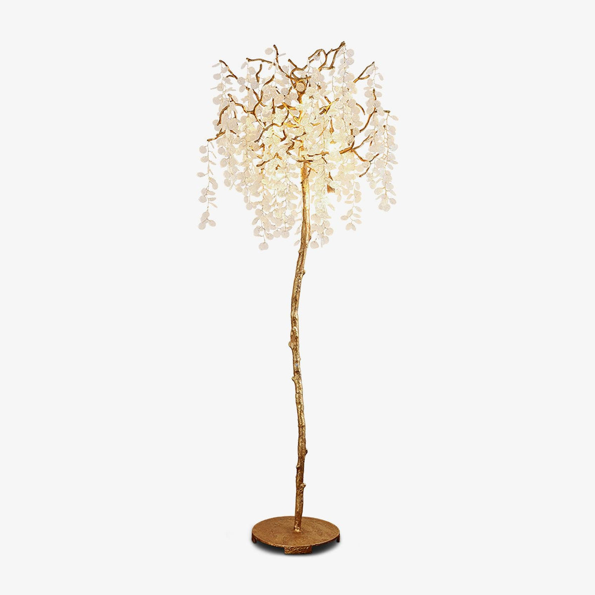 Arsorir Glass Tree Floor Lamp