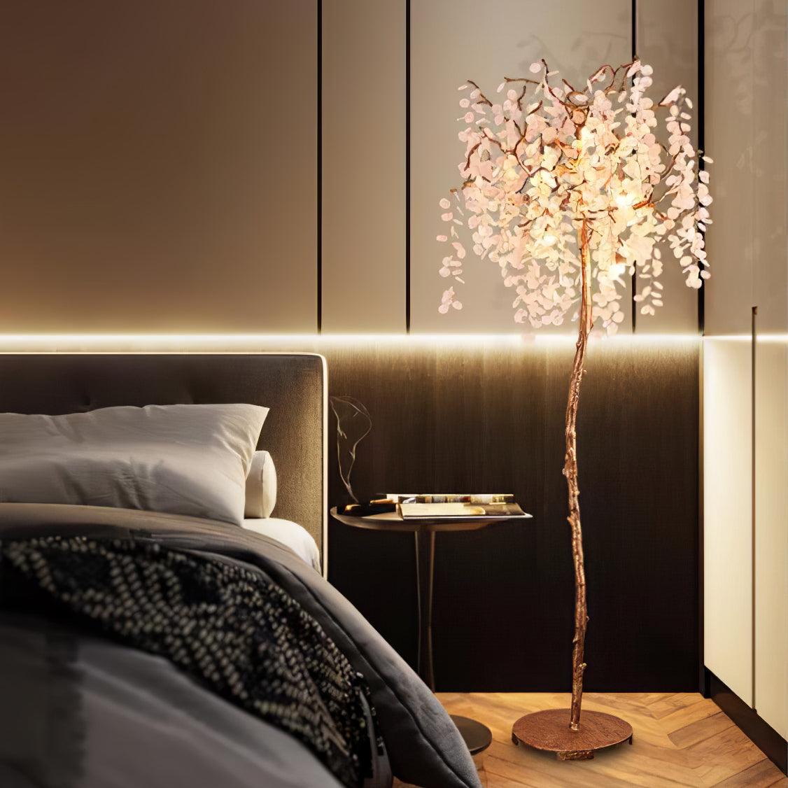 Arsorir Glass Tree Floor Lamp