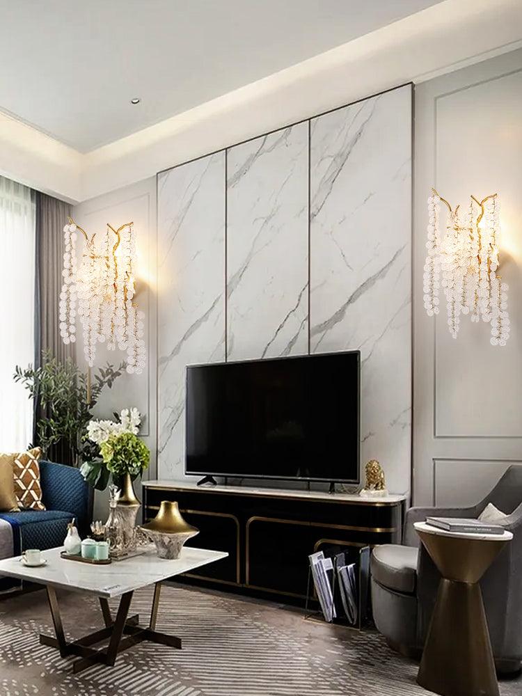 Citalos Postmodern Luxury Crystal Wall Lamp