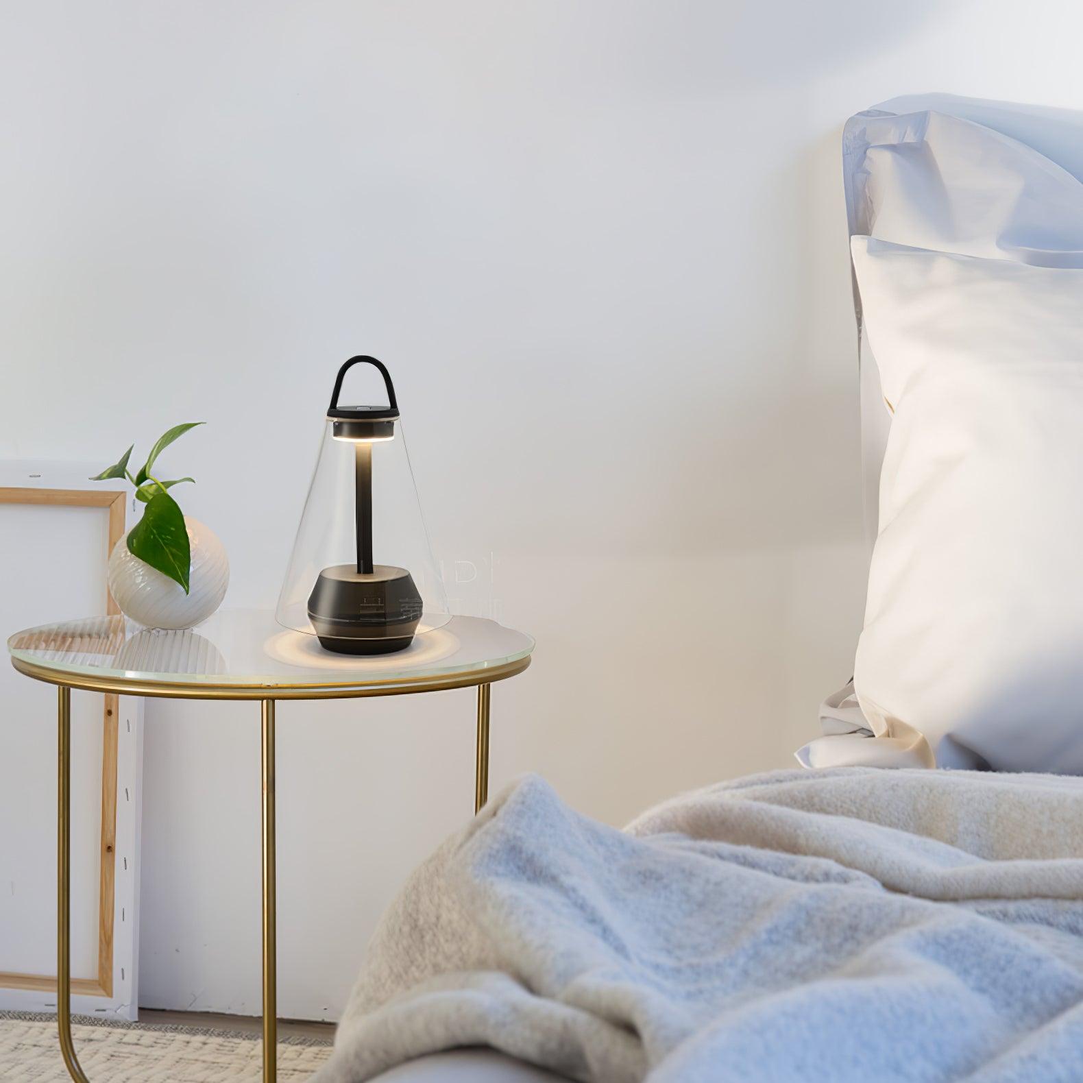 Emarir Scandinavian Glass Table Lamp