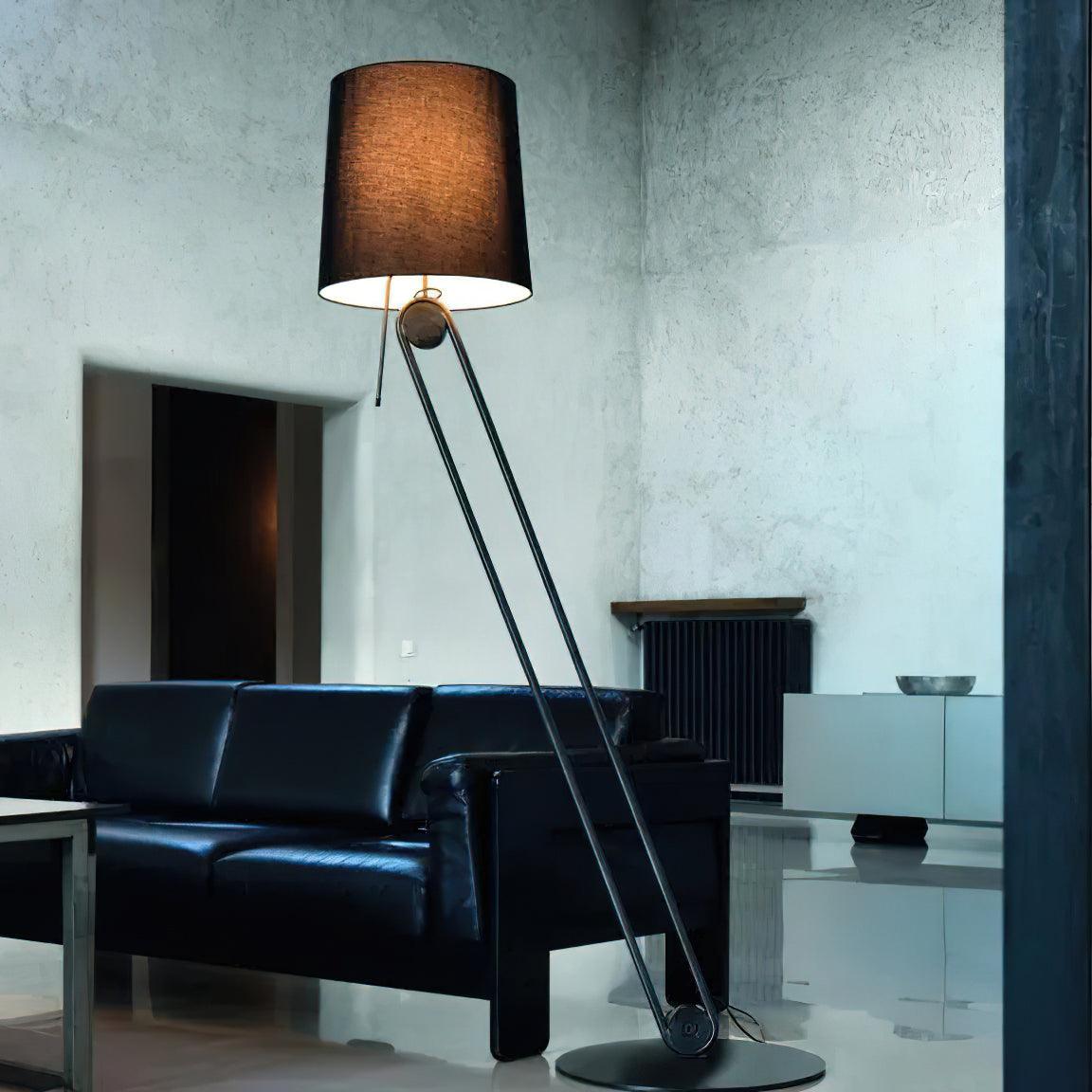 Zarina Minimalist Fabric Floor Lamp