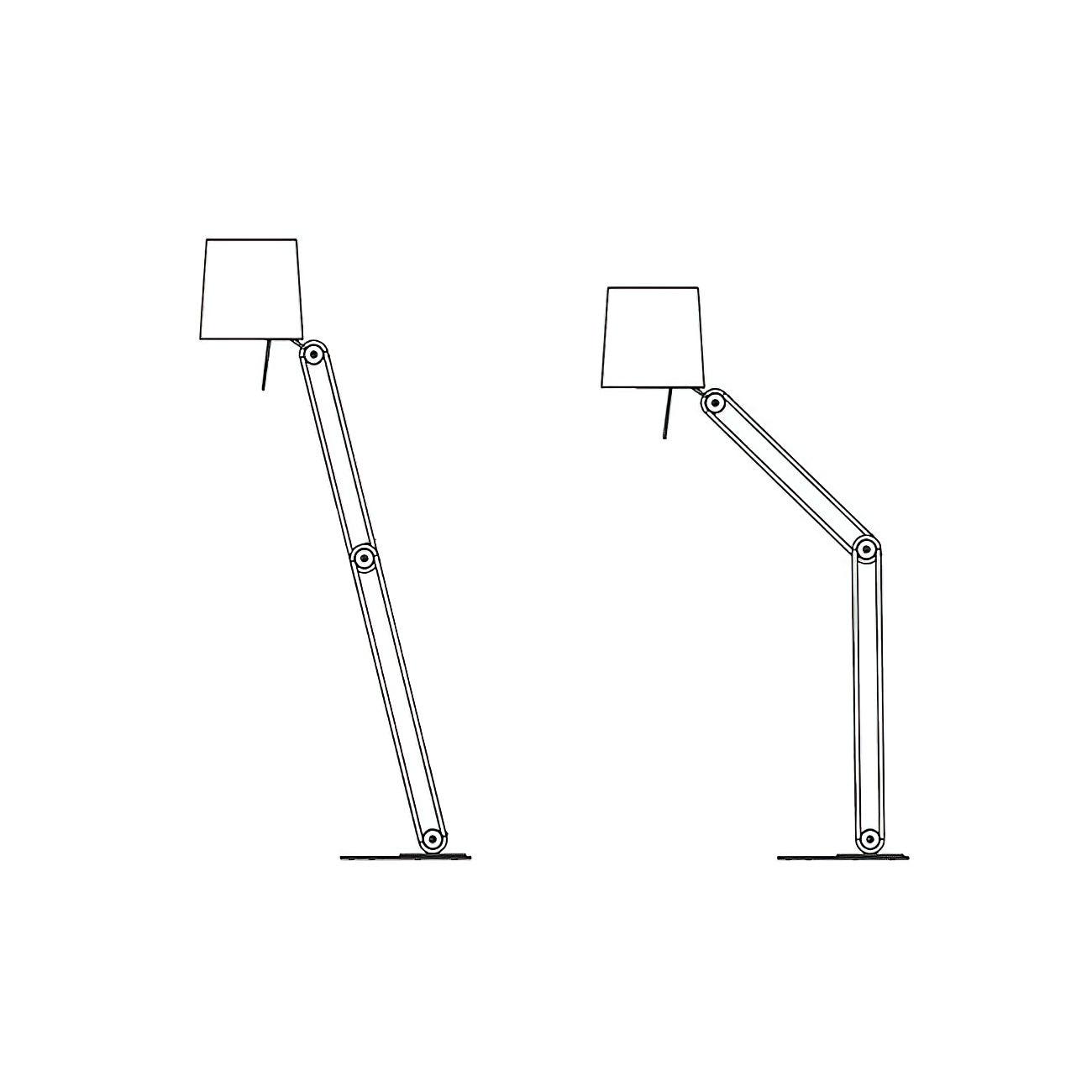 Zarina Minimalist Fabric Floor Lamp