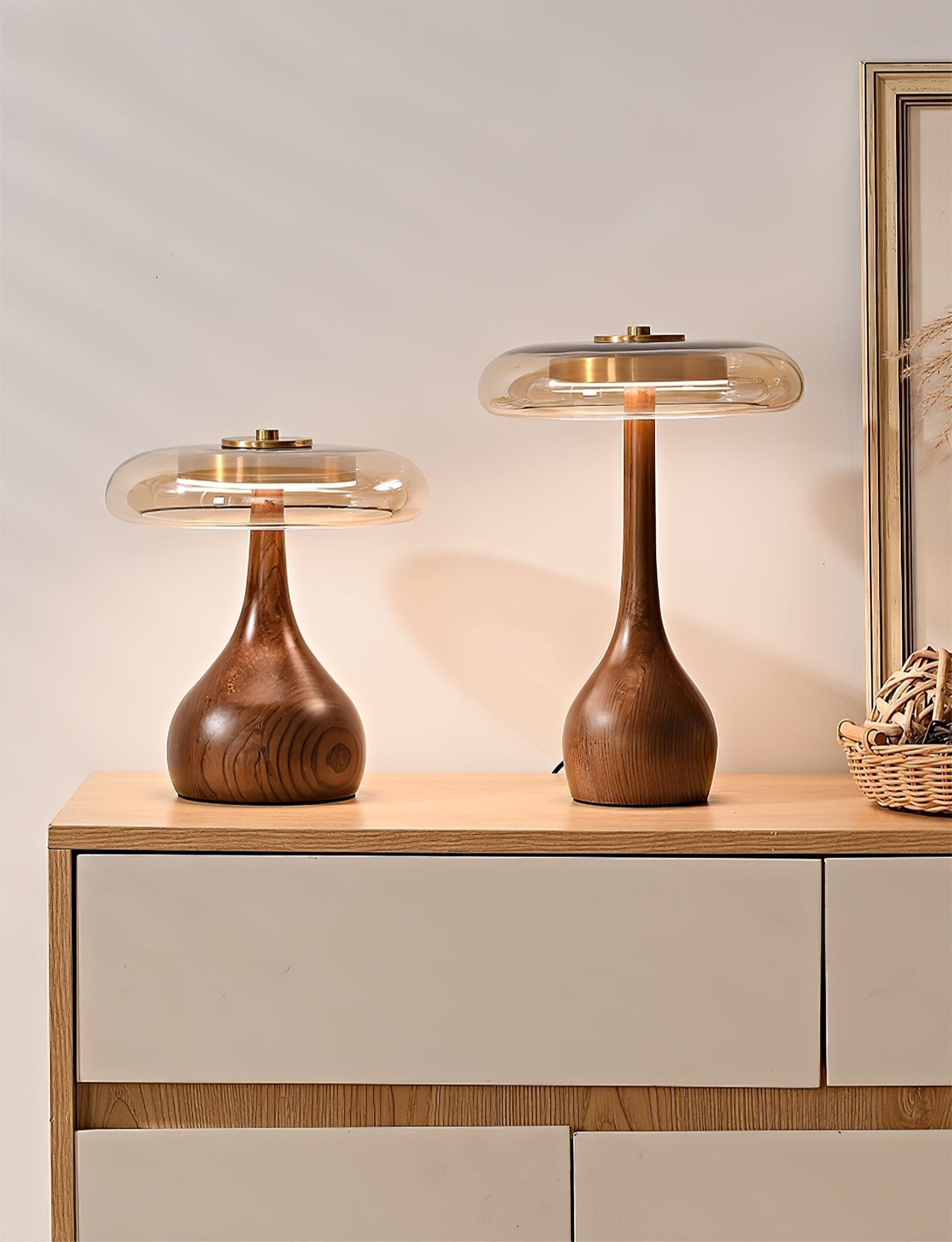 Brittany Modern Wood Table Lamp - Neutral Decor