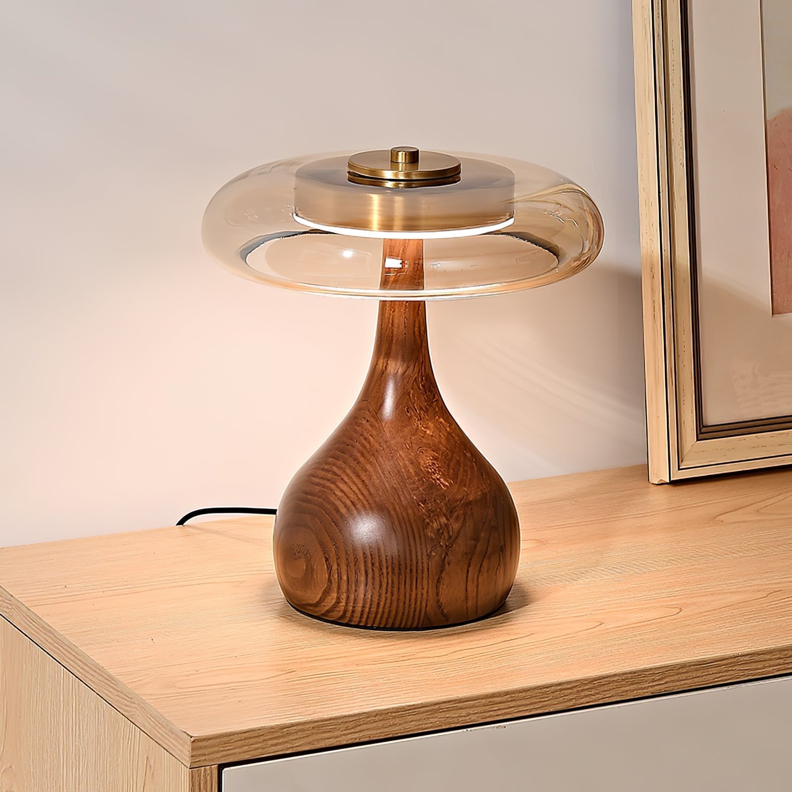Brittany Modern Wood Table Lamp - Neutral Decor