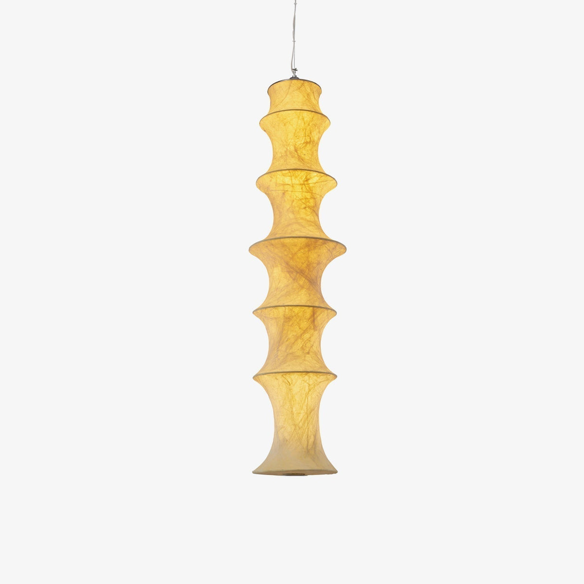 Elraeor Layered Mulberry Silk Pendant Light