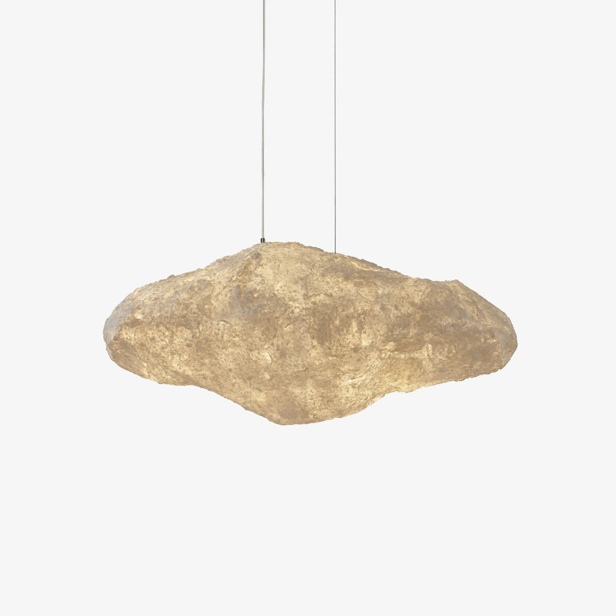 Elliros Textured Paper Pulp Pendant Light