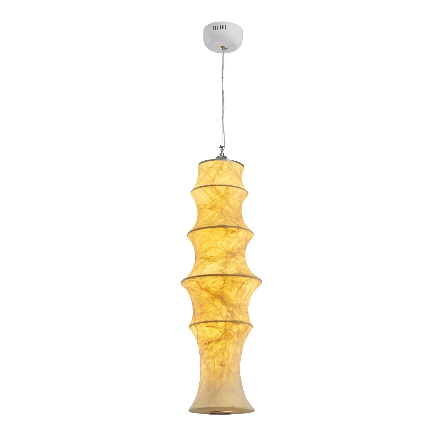 Elraeor Layered Mulberry Silk Pendant Light
