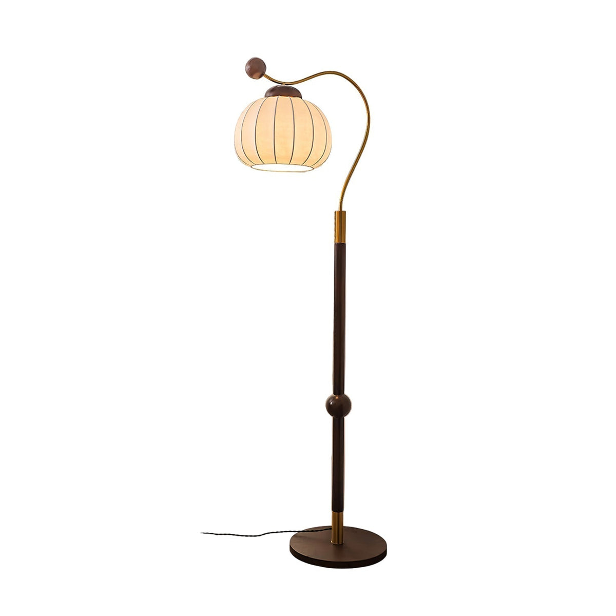 Devenor Silk Wood Floor Lamp