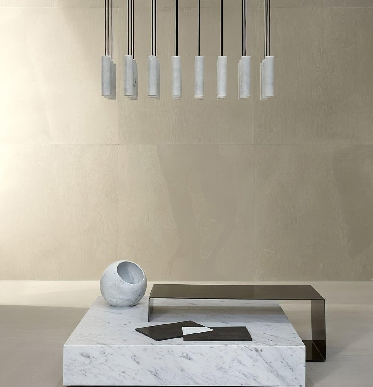 Lunexi Cluster Alabaster Pendant Light