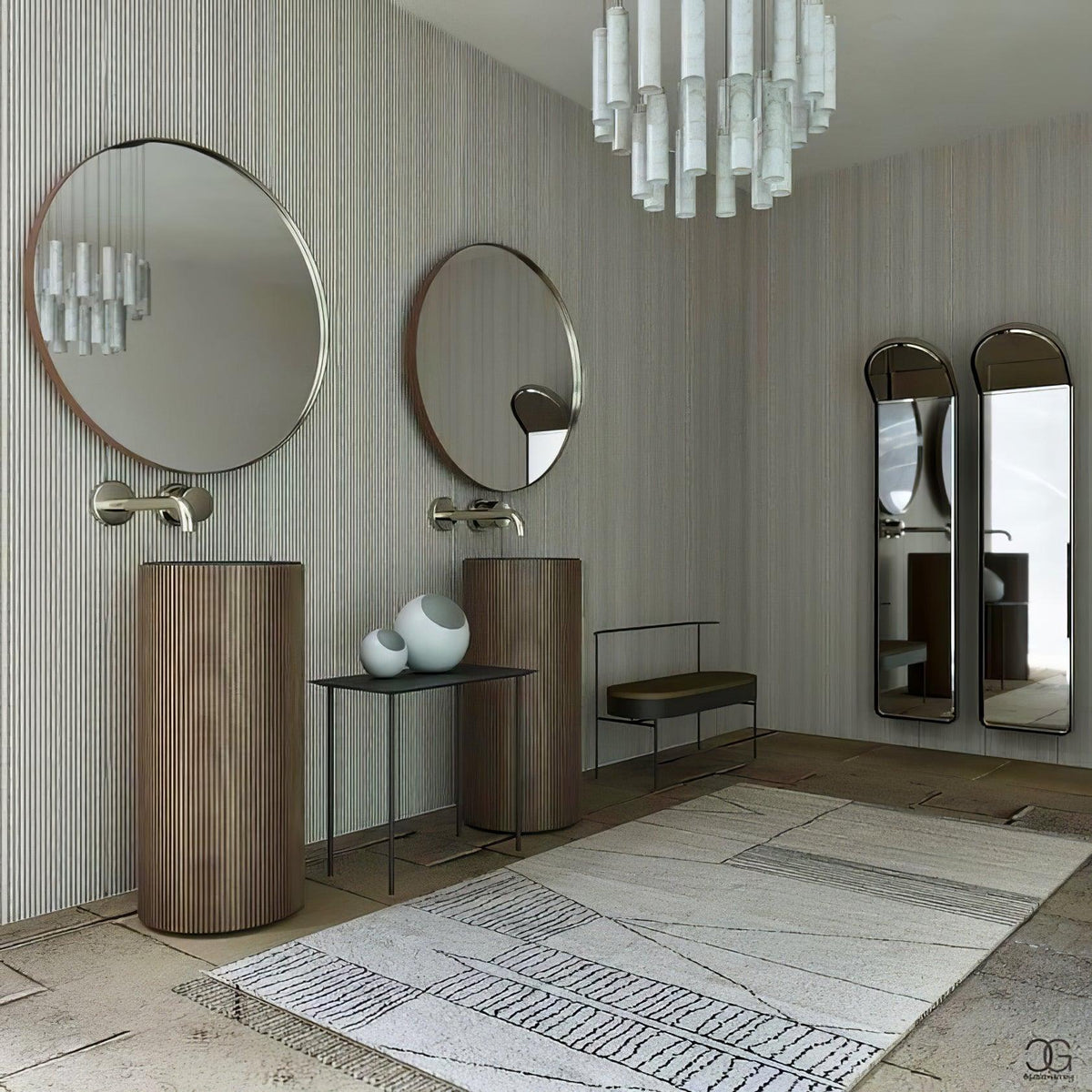 Lunexi Cluster Alabaster Pendant Light