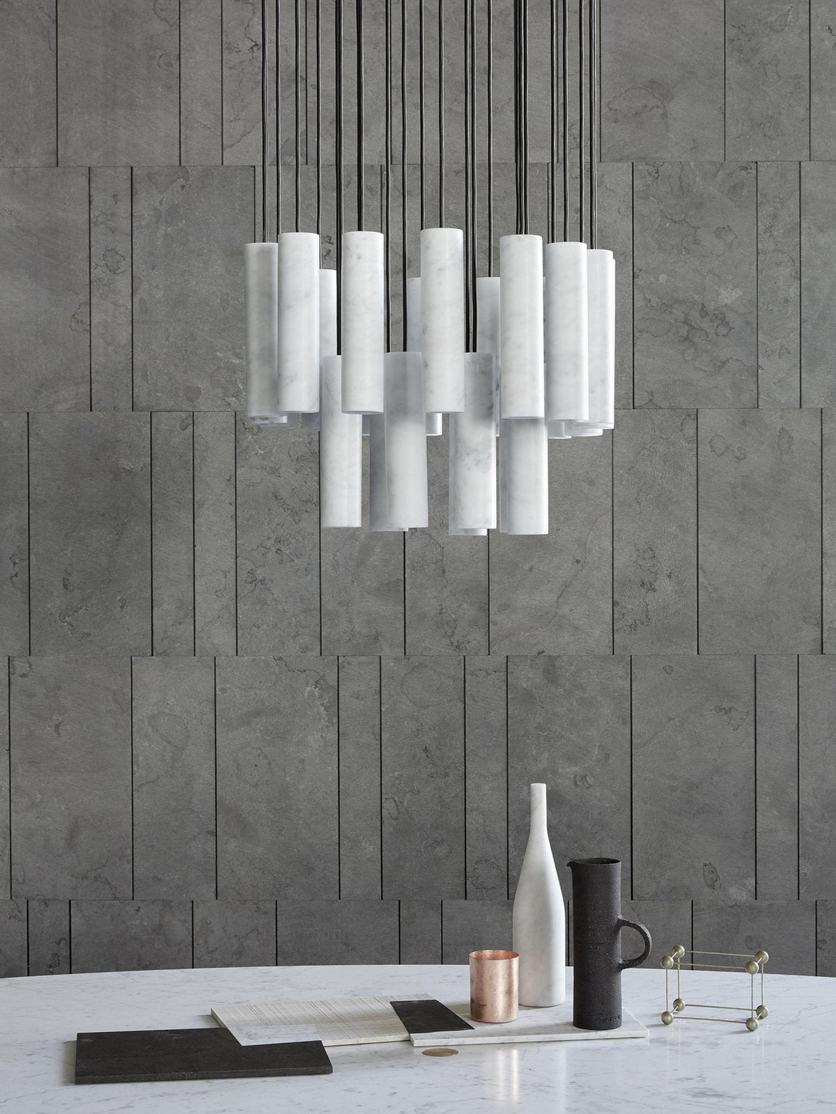 Lunexi Cluster Alabaster Pendant Light