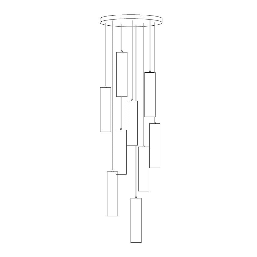 Lunexi Cluster Alabaster Pendant Light