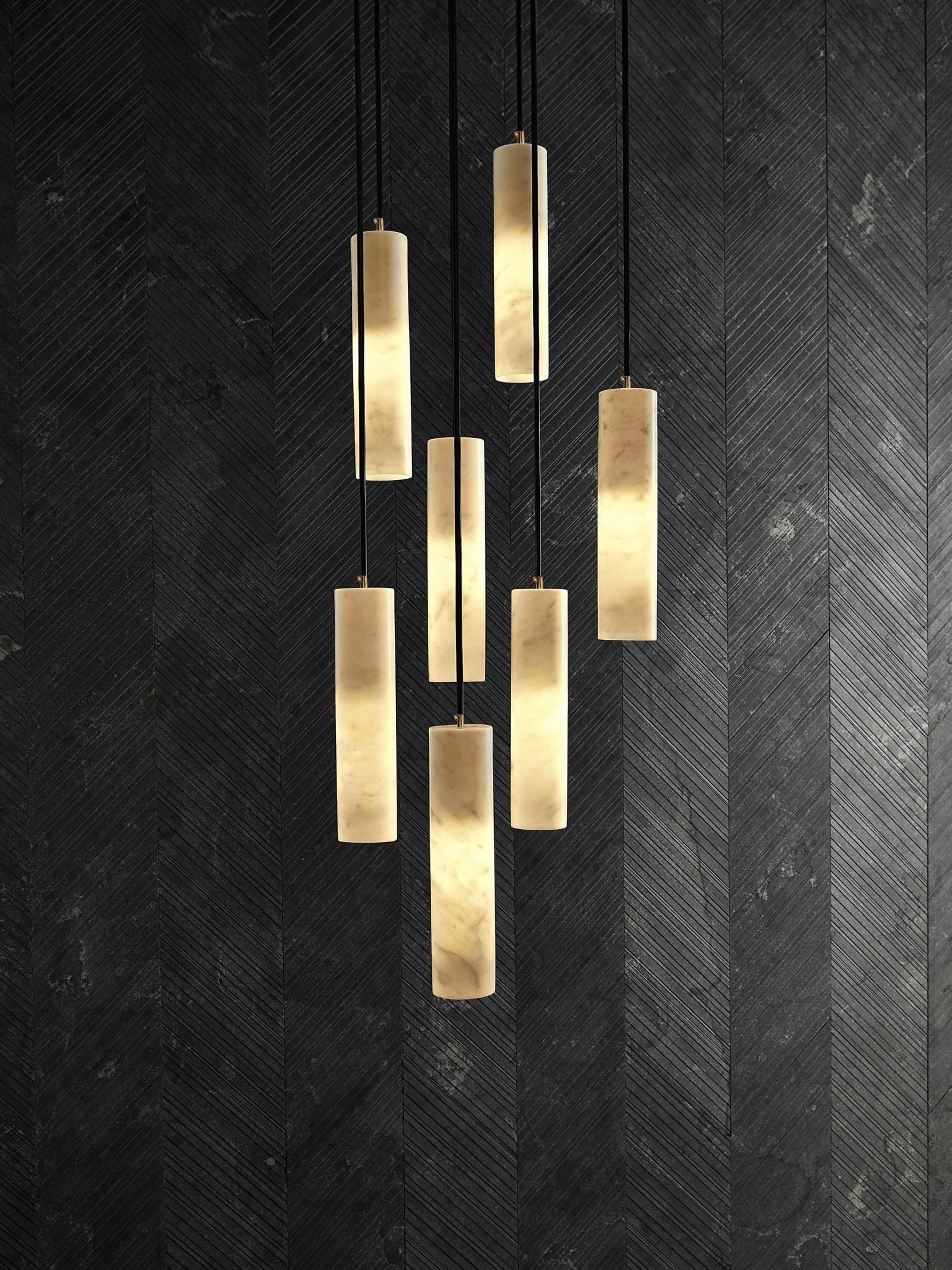 Lunexi Cluster Alabaster Pendant Light