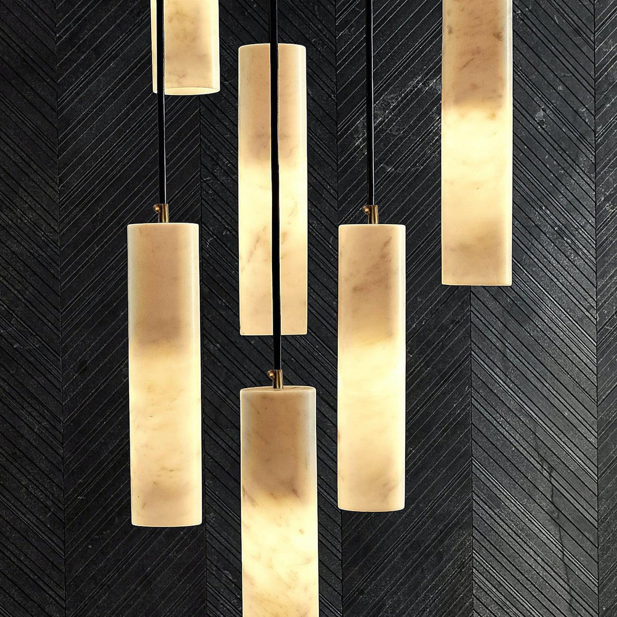 Lunexi Cluster Alabaster Pendant Light