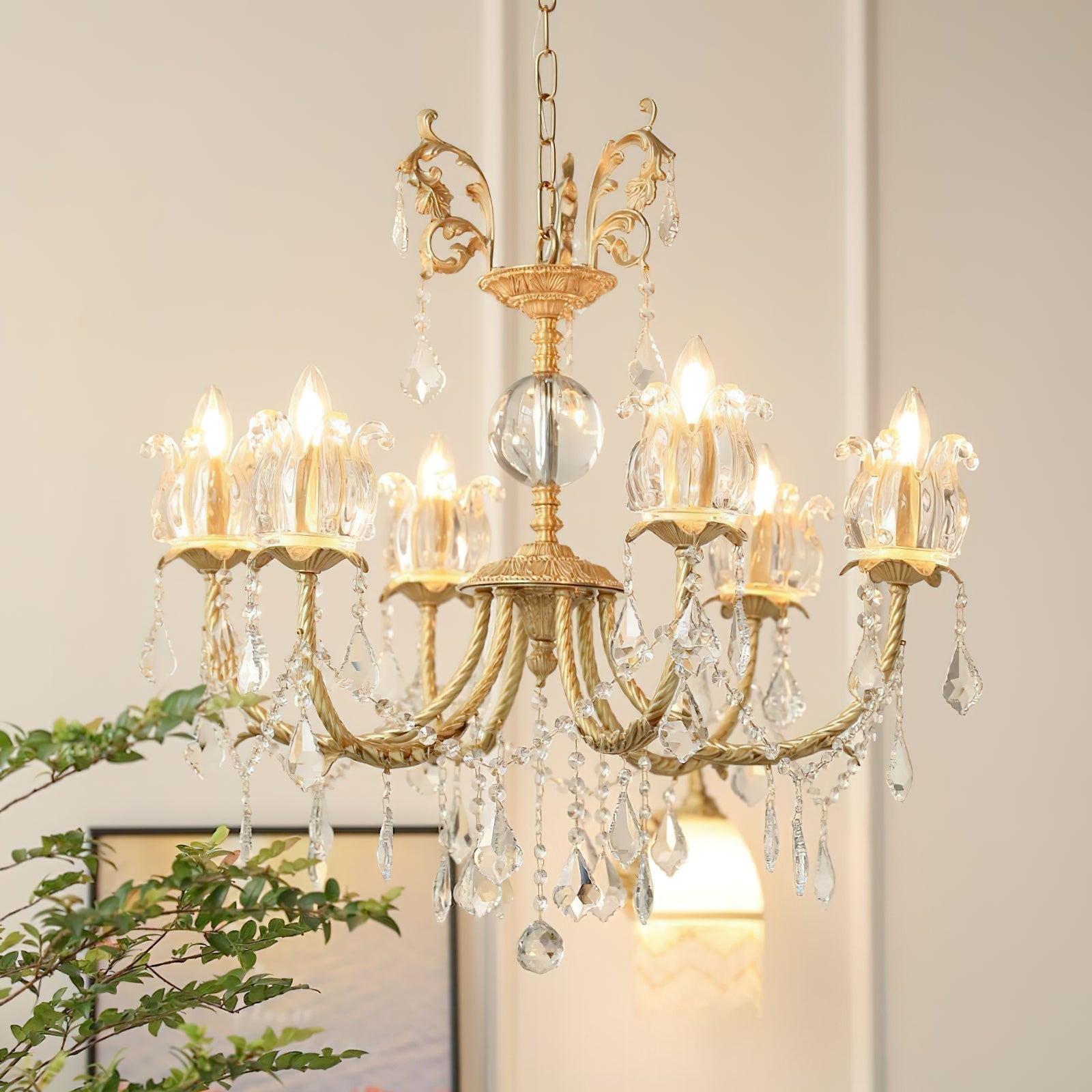 Selelian Crystal Chandelier