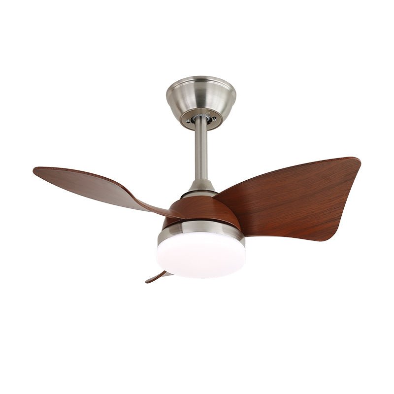 Elvelira Minimalist Black Wood Ceiling Fan Light