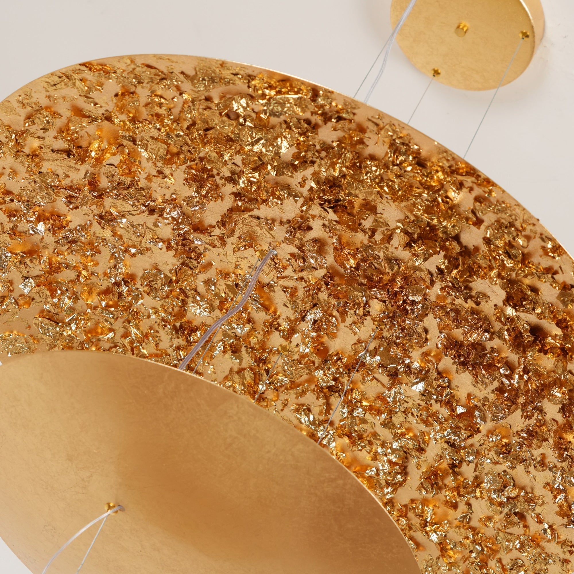 Phelion Layered Gold Foil Pendant Light