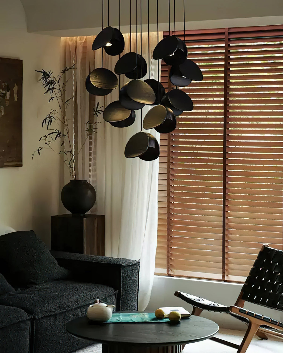 Elmiren Cluster Wood Pendant Light