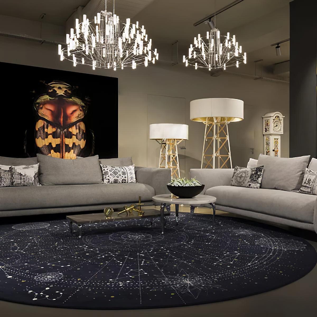 Orinenine Chandelier Sky Ballet Stainless Steel Acrylic Modern