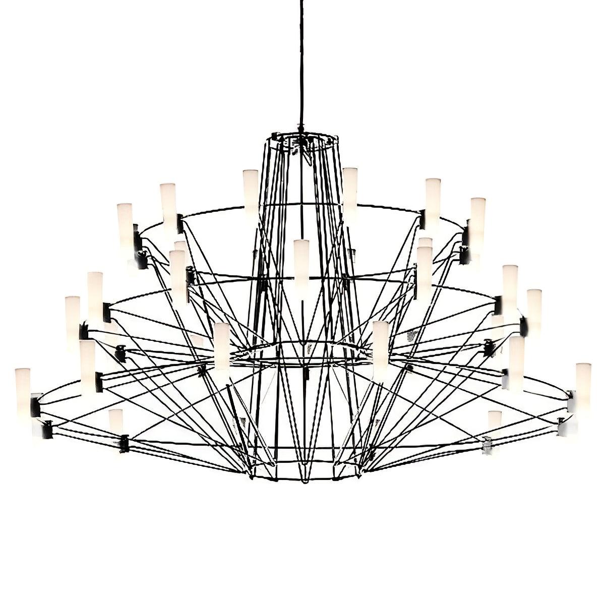 Orinenine Chandelier Sky Ballet Stainless Steel Acrylic Modern