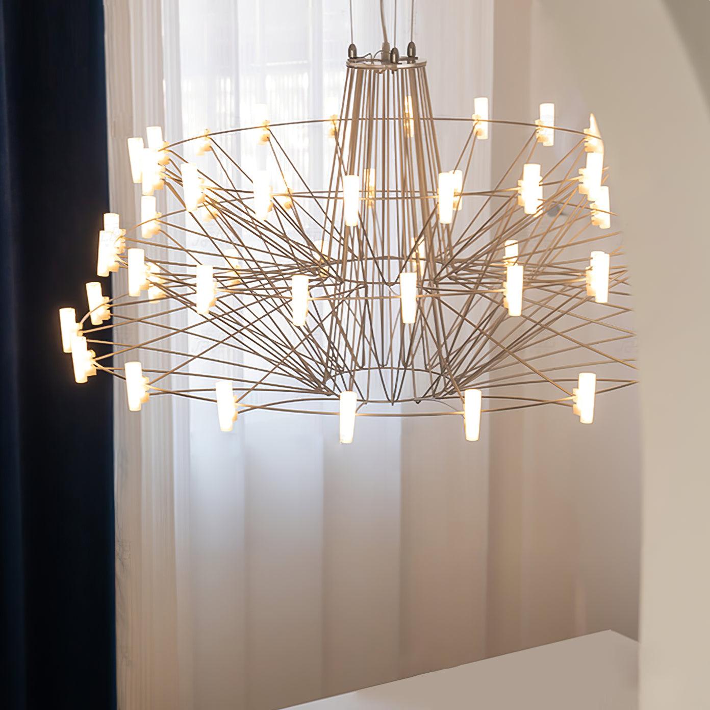 Orinenine Chandelier Sky Ballet Stainless Steel Acrylic Modern