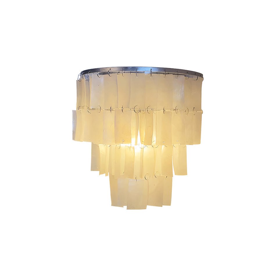 Vidoros Postmodern Luxury Shell Tiered Wall Lamp