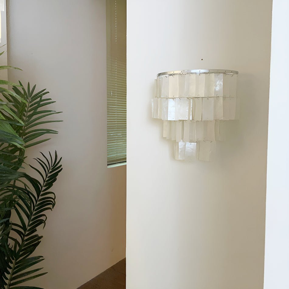 Vidoros Postmodern Luxury Shell Tiered Wall Lamp