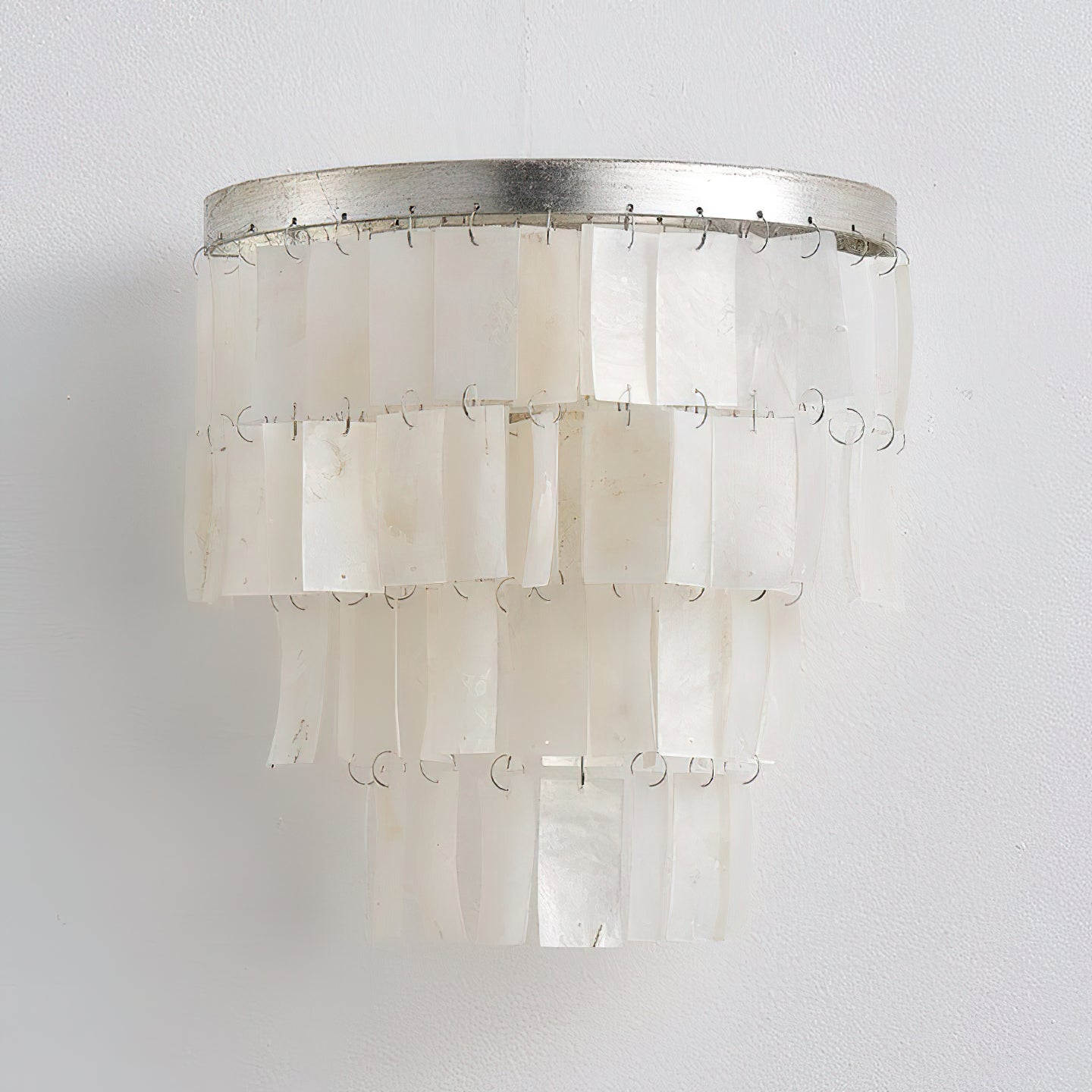 Vidoros Postmodern Luxury Shell Tiered Wall Lamp