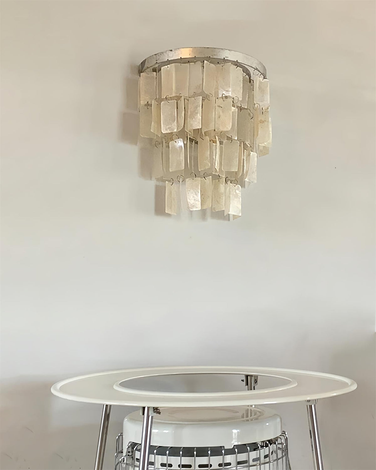 Vidoros Postmodern Luxury Shell Tiered Wall Lamp