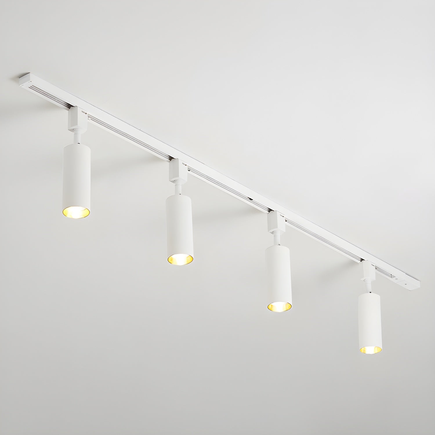 Solara Ceiling Lamp Sleek Cylinder Track with Minimalist - Neutral Decor