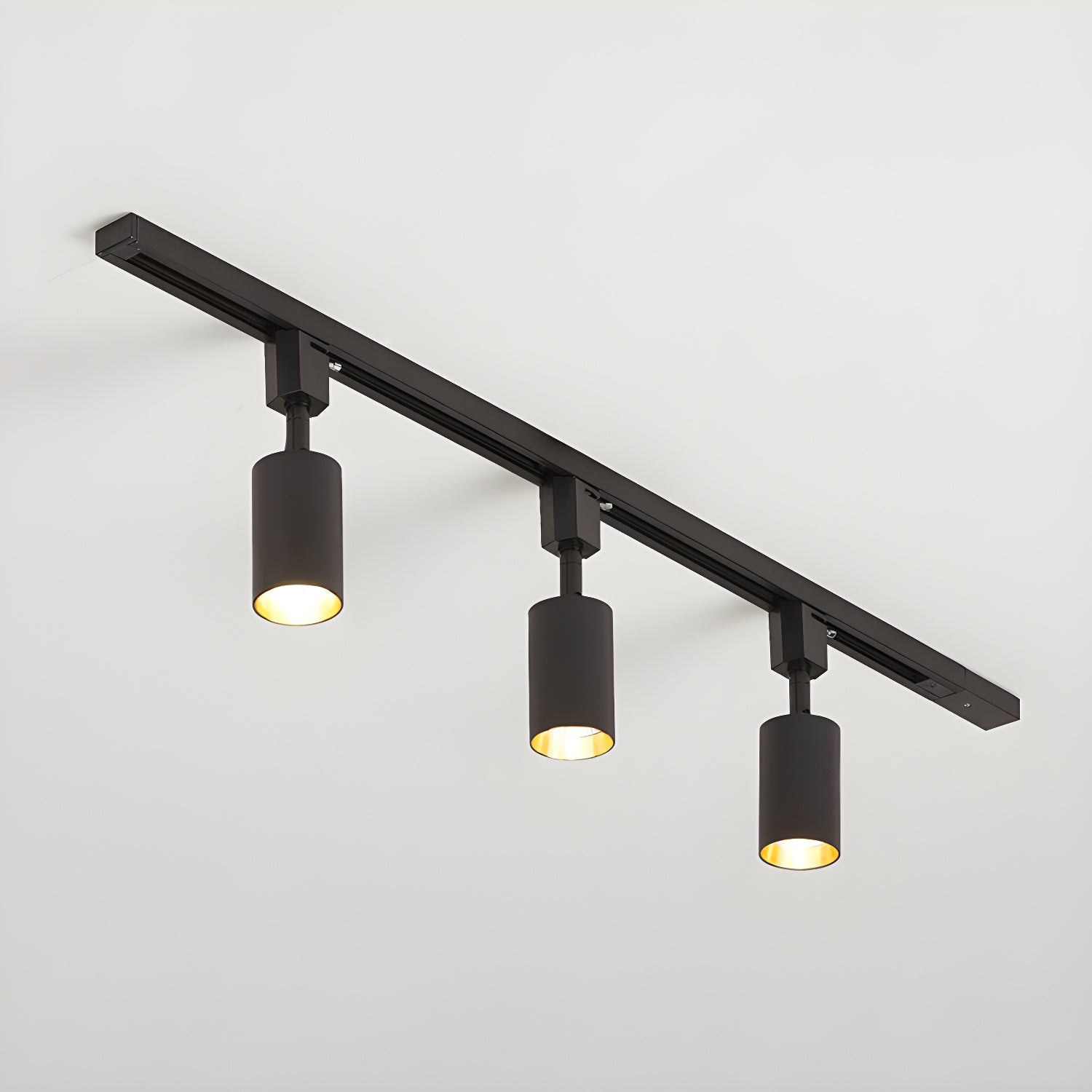 Solara Ceiling Lamp Sleek Cylinder Track with Minimalist - Neutral Decor