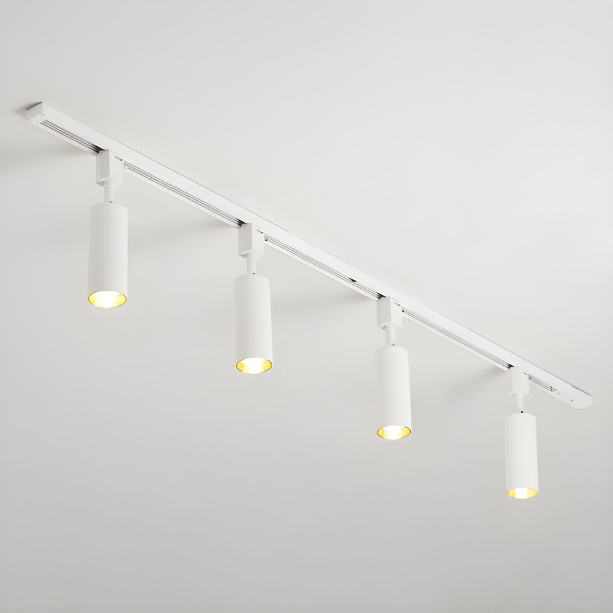 Solara Ceiling Lamp Sleek Cylinder Track with Minimalist - Neutral Decor